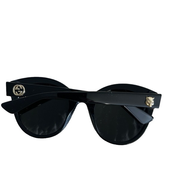 Gucci Round Black Sunglasses 52MM AS IS PLEASE READ DESCRIPTION - Picture 2 of 13